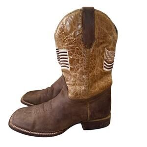 J.B Dillon American Flag Western Cowboy Boots Men’s 9 EE Wide